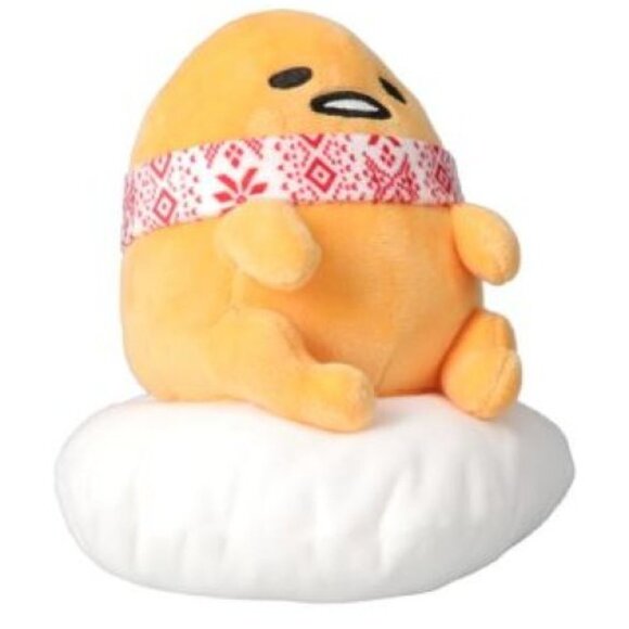 Gudetama Winter Scarf Plush Sanrio 8" Lazy Egg Stuffed Iceberg Christmas Toy NWT - Picture 2 of 3